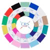 CRS Cross Figure Skating Socks (2 Pair) Premium Knee High Tights for Ice Skates, Footed Skate Socks, Ice Skating Socks, Dance (Pivot Purple)