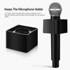 TOYANDONA Kids Microphone Toy, Pretend Microphone Toy Plastic Microphone Prop Fake Pretend Play Microphone with Microphone Flag Station for Kids Karaoke Party Favors Performance Costume