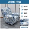 Eco-Ancheng Recliner Slipcovers 4-Pieces Lazyboy Recliner Covers Recliner Couch Covers Recliner Chair Cover Non Slip Reclining Slipcovers with Storage Pockets Furniture Protector for Living Room