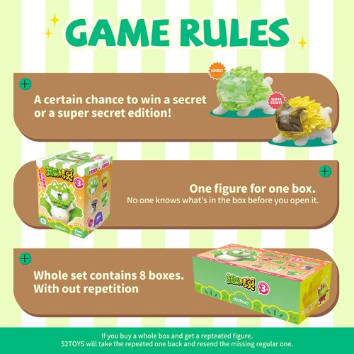 52TOYS Vegetables Fairy 3rd Action Figure, 1Pc Collectible Toy Kawaii Creative Gift Room Decor Desktop Decoration 3.5 Inch, Gift for Birthday Party