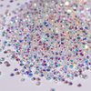 5000Pcs Ultra Mini 1.2mm Diamond DIY Glass Sand Rhinestones Beads Iridescent Crystals Long Lasting AB Shine Like Swarovski for Nail Art DIY Crafts& Nail Beauty Makeup (Gel Glue Not Included)