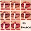 Easilydays Matte Lip Crayon Lipstik Pencil Velvety Creamy Matte Lip Liner, Ultra Matte Lip Color with Smooth Finish, Full Coverage High Pigment Waterproof Long Lasting Lipstick for Women (#03)