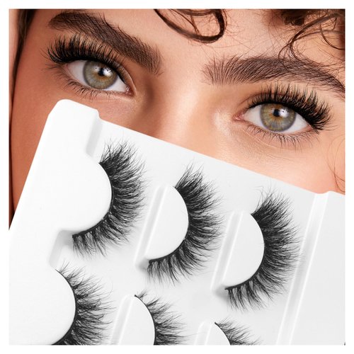 Lashes Mink Natural False Eyelashes - Bepholan Fake Eyelashes Natural Look 3-Pack Cat Eye Lashes Manga Eyelashes Fluffy,XMZ208