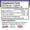 Elderberry, Liposomal Vitamin C, Zinc, Immune Support Supplement, 2 Month Supply (60 Veggie Capsules) (3)