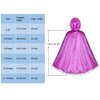 Familycrazy Princess Dress up Clothes for Little Girl, Light up Princess Dresses Princess Cape with Toys for 3-12 Girls