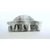 Mixed black gray white marbled hair claw clip