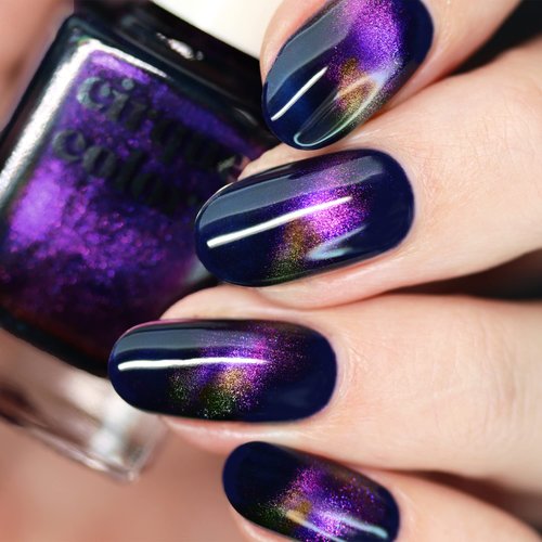 Cirque Colors Dream Within a Dream - Indigo Blue Magnetic Multichrome Nail Polish - 0.37 Fl Oz (11 mL) - Vegan & Cruelty-Free