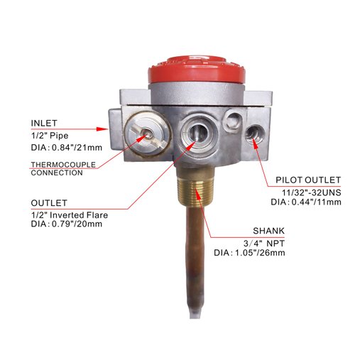 110-326 Natural Gas Water Heater Thermostat. Gas Water Heater Valve JXHONG