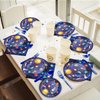 24 Guests Space Theme Party Supplies Outer Space Birthday Party Decorations Galaxy Party Tableware Set Planet Solar System Dessert Plates Napkins Forks for Kids Boys Party Favors 96 Pcs