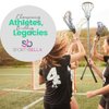 Sportybella Lacrosse Hair Ties for Girls - No Crease, No Tug Ponytail Holders with Lacrosse Design. Lax Party Favors and Gifts for Players (5 Pack)