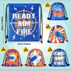 Dart Party Supplies Bags Toy Birthday Party Goody Treat Bags Gun Party Drawstring Bags Gift Party Treat Bags Darts Theme Party Supplies for Gun Dart Battle Decor (15 Pieces)