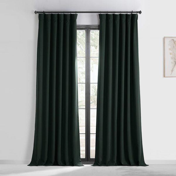 HPD Half Price Drapes Room Darkening Curtains 84 Inches Long for Bedroom & Living Room (1 Panel), 50 X 84, Dark Mallard