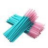 100pcs Mascara Wands Disposable Lash Brushes for Eyelash Extension Supplies Makeup Applicator Tool, Blue/Pink