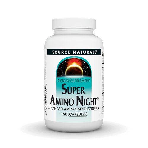 Source Naturals Super Amino Night - Advanced Amino Acid Formula *- 120 Capsules