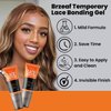 Brzeaf Lace Bonding Gel, Extreme Hold Lace Gelly, Gentle & Safe Formula, New Brush Head Design, Lace Glue & Wig Glue, Temporary Lace Gel for Wigs, Wonder Bond Holding Gel