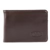 Big Skinny Men's Acrobat Leather Money Clip Slim Wallet, Holds Up to 20 Cards, Brown