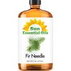 Sun Essential Oils - Fir Needle Essential Oil 16oz for Aromatherapy, Diffuser, Muscle Ease, Relaxation - Fir Needle Oil - Aromatherapy Oil