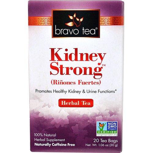 Bravo Tea Kidney Strong Herbal Tea -- 20 Tea Bags