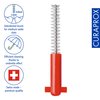 Curaprox CPS 07 Prime Refill Pack Interdental Brushes, 0.7mm to 2.5mm, Red (8 Pack)