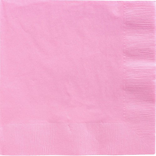 Amscan 2-Ply New Pink Dinner Napkins, 50 Ct. | Party Tableware