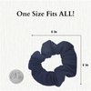Set of 2 Solid Scrunchies (Navy)