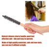 Small Volumizing Bangs Hair Brush Hairdressing Comb Hair Curler Brush Makeup Comb Teasing Brush for Blow Dry Hair(20mm)