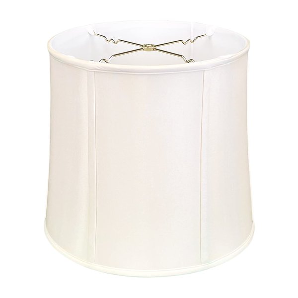 Royal Designs, Inc. Basic Drum Lamp Shade, White, 13" x 14" x 14", BS-719-14WH