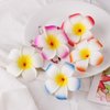 20pcs 2.75 Inch Hawaiian Flower Hair Clips,Hawaii Plumeria Hair Clip Beach Flower Headpieces for Wedding Party (Random)