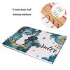 A4 Watercolor Sketchbook 50 Sheet Hardcover Drawing Spiral Notebook Colored Pencil Artist Loose-Leaf Doodle Blank Painting Paper
