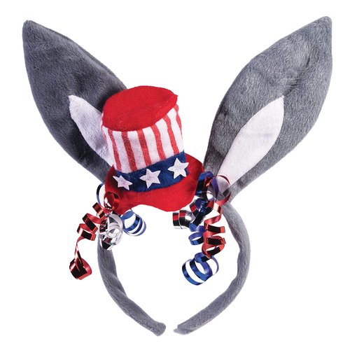 Forum Novelties Party Supplies Unisex-Adults Democratic Headband, Multi Color, Standard, Multicolor