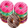 Donut Squishies Party Supplies - (Pack of 12) 3 Inch Slow Rising Squishy Toy Donuts for Kids, Squeeze Ball and Stress Relief Donuts for Decorations and Themed Birthday Party Favors
