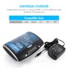 Tenergy T9688 Super Universal LCD Battery Charger with 8 pieces of Premium NiMH Tenergy D Size Rechargeable Batteries - UL Certified