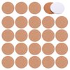 YYaaloa 24Pcs Self-Adhesive Mini Backing Cork Tiles Sheets Round 4" for DIY Coasters and DIY Crafts Cork Board, Cork Tiles, Cork Mat (Round 24pcs)