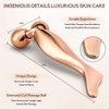 Running man Face Roller-Face and Eye Roller, Gua Sha Massage Tool -Face Neck Eye Body Skin Care,Gua Sha and Massage 2-in-1,Massager for Women