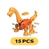 Take Apart Dinosaur Toys for Boys Building Toy Set with Electric Drill Construction Engineering Play Kit STEM Learning for Kids Girls Age 3 4 5 Year Old