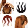LOVEF 4 Pcs Useful Volume Inserts Hair Clip Bump its Bouffant Ponytail Hair Comb Bun Maker