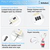 MrBullock 2 Pack Refrigerator Lock Fridge Locks for Kids Keyless Child Safety Cabinet Locks for Cabinets Closets Drawers Window Electrical Appliances btbfami Locks