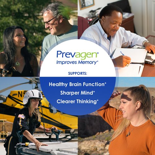 Prevagen Improves Memory - Professional Formula 40mg, 30 Capsules |1 Pack| with Apoaequorin & Vitamin D with Attractive and Stackable Prevagen Storage Box | Brain Supplement for Better Brain Health