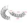 DSLONG Cat Eye Lashes Looks Like Eyelash Extensions, Russian Strip Clear Band Natural Look Wispy Lashes, D Curl Volume Cross Multi layered Invisible Band Eyelashes (02B)