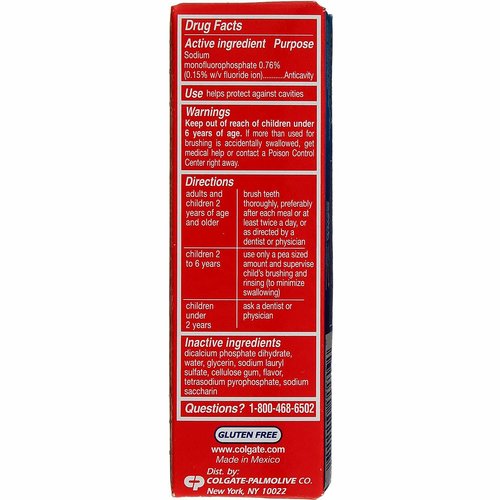 Colgate Cavity Protection Fluoride Toothpaste, Great Regular Flavor, Travel Size TSA Aproved, 1 Ounce (Pack of 8)