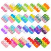 30PCS Party Favors for Kids,Bulk Fidget Toys, Birthday Party Toys, Small Classroom Prizes Box Fidgets Toys for Kids Toddlers Adult, Goodie Bag Stuffers, Treasure Chest, Bubbles Poppers (Square)
