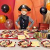 WERNNSAI Pirate Party Supplies - 48 PCS Treasure Map Party Plates and Napkins Disposable Party Supplies Bundles Treasure Pirate Dinner Dessert Cake Plates Napkins for Kids Birthday Serves 16 Guests