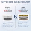 Bath Ball Filter, Bath Ball Water Filter, Bathtub Water Filter, Bath Ball Bathtub Water Filter for Tub Faucet - BPA Free - White