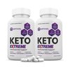 (2 Pack) Optimal Keto Extreme Pills 1675MG New & Improved Formula Contains Apple Cider Vinegar Extra Virgin Olive Oil Powder Green Tea Leaf 120 Capsules
