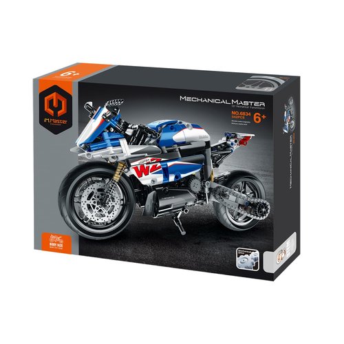 Dakott STEM Mechanical Transmission Engineering Building Toy, Motorcycle Building Blocks Take Apart Toy, 542 Pcs DIY Building Kit, Learning Engineering Construction Toys