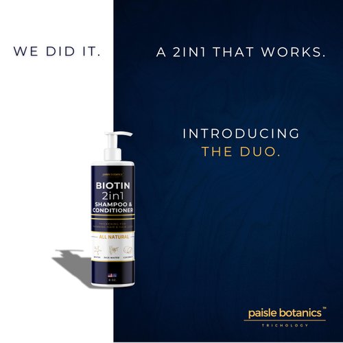 Biotin 2 in 1 Shampoo and Conditioner Men & Women Biotin Shampoo and Conditioner for Thinning Hair Treatment Women & Mens Shampoo and Conditioner 2 in 1 Biotin for Hair Growth Shampoo Conditioner Set