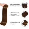 Houlud Clip in Hair Extensions Real Human Hair Straight 22 Inch 7pcs 120g Clip ins Hair Extensions Brazilian Remy Human Hair 16 Clips Double Weft Human Hair For Women (22 Inch, 4 Medium Brown)