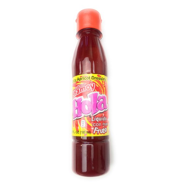 Salsa Chamoy Liquida - HOLA - Spicy Apricot Sauce Dressing - 6.0 oz