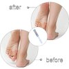 JIALWSJWAN Pedicure File Double Sided Stainless Steel Feet Exfoliator Easy Grip Handle Foot Rasp File for Women Men Foot Care Dead Skin Dry Cracked