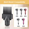 YAFIYGI Blow Dryer Comb Attachment for Supersonic Hair Dryer HD01 HD02 HD03 HD04 HD08 Universal Hair Attachment for Blowdryer Black Comb Attachment (Not Suitable for Curling Irons)